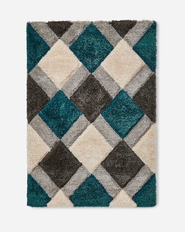 Geo Shaggy Cosy Rug