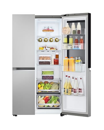 LG InstaView GSVV80PYLL 655L American Fridge Freezer - E Rated
