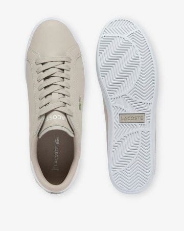 Lacoste Powercourt Leather Trianer - Grey