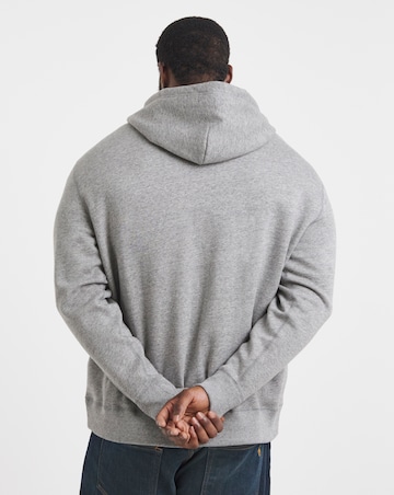 Polo Ralph Lauren Zip Through Logo Sweat - Dark Grey Marl