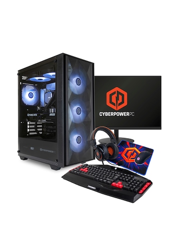 CyberPowerPC Sylph AMD Ryzen 5 8500G, 16GB RAM, 1TB NVMe SSD Gaming Bundle