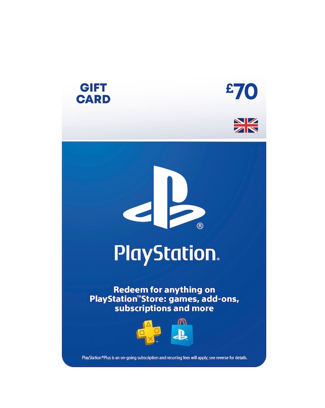 PlayStation Store Gift Card - £70 (Digital Download)