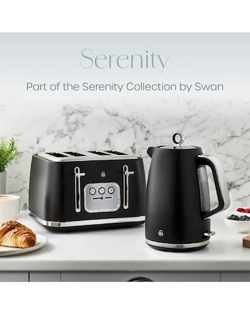 Swan Serenity Black 1.7L Kettle