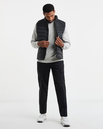 BOSS Light Weight Padded Gilet - Black