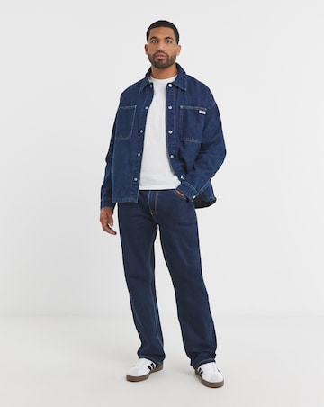 Calvin Klein Jeans Relaxed Fit Jacket - Dark Denim
