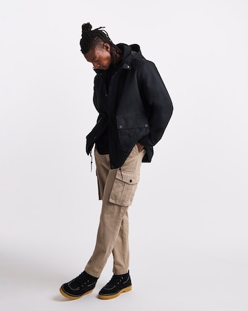 Barbour Re-Engineered Hooded Wading Spey Showerproof Jacket - Black