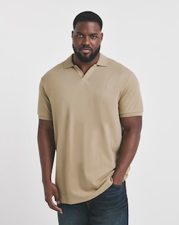 Polo Ralph Lauren Short Sleeve Stretch Open Collar Polo - Khaki