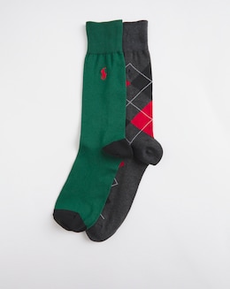 Polo Ralph Lauren 2Pack Argyle Socks