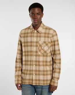 Dickies Forest Brushed Check Shirt - Light Beige