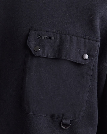 Barbour Leazes Crew Neck Sweatshirt - Black