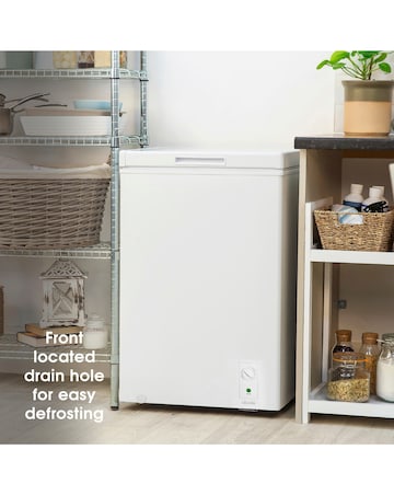 Abode A142CF0E1W Chest Freezer 142L - White