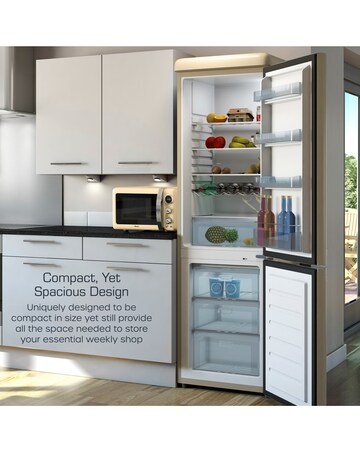 Swan SR11020CNE Retro 60/40 Fridge Freezer - Cream