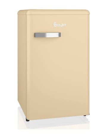 Swan SR11035CNE Retro Under Counter Fridge 90L - Cream
