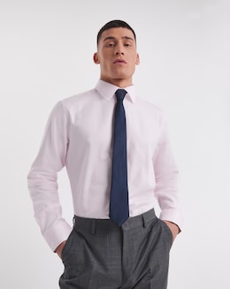 William Hunt Herringbone Formal Shirt