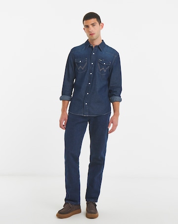 Wrangler 27MW Denim Shirt - Dark Stone