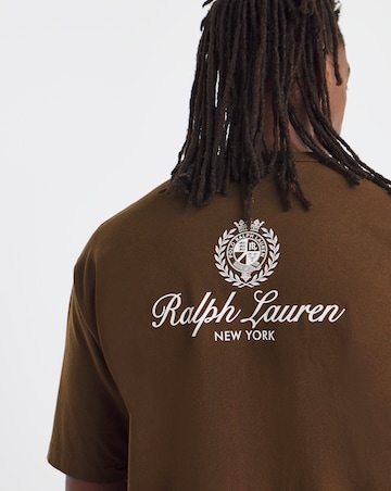 Polo Ralph Lauren Short Sleeve Back Graphic T-Shirt - Brown