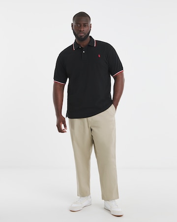 Polo Ralph Lauren Short Sleeve Tipped Polo -Black