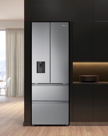 Hisense RF632N4WIE Fridge Freezer - Stainless Steel E Rated