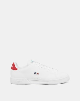 Lacoste Carnaby Cup Trainers - White/Navy/Red
