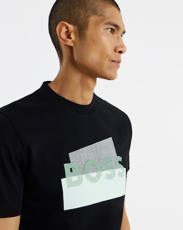 BOSS Short Sleeve Graphic Logo T-Shirt - Black