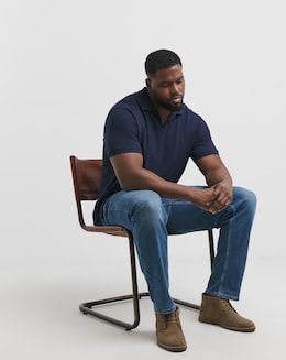 Polo Ralph Lauren Short Sleeve Navy Collar Polo