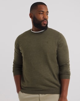 Polo Ralph Lauren Merino Wool Knit Polo - Olive