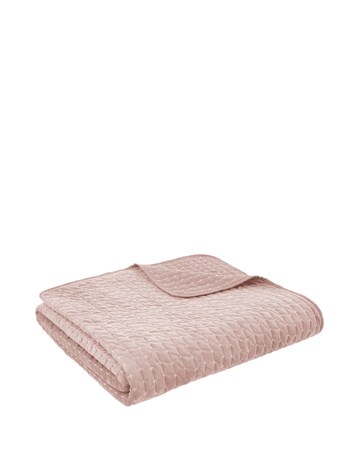 Bianca Attica Velvet Embroidered Bedspread