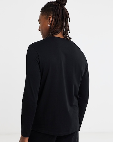 Boss Mix & Match Long Sleeve Lounge T-Shirt - Black