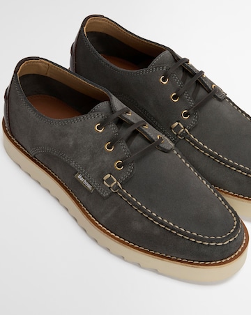 Barbour Aydon Suede Derby Shoe - Slate Grey