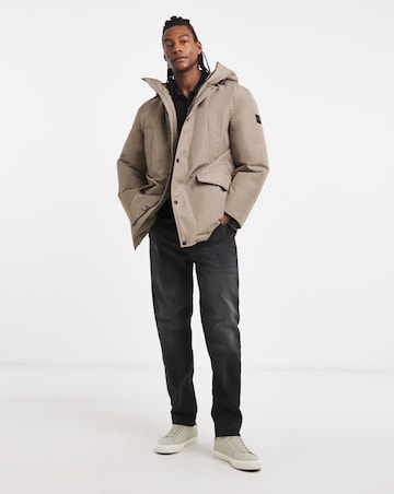 BOSS Padded Parka - Beige