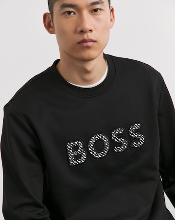 BOSS Black Graphic Logo Sweatshirt
