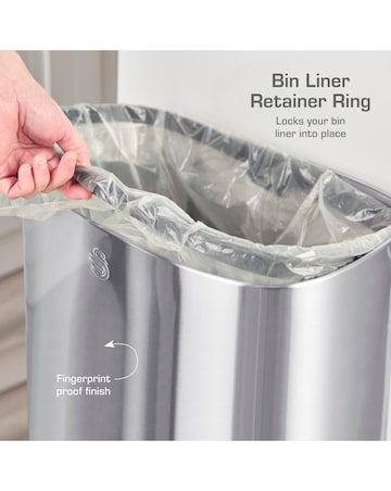 Swan 80L Rectangular Sensor Bin