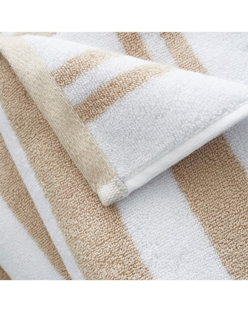 Bianca Reversible Stripe Jacquard Towels
