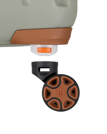 IT Luggage Convertible 6pc Suitcase Set with Removable Wheels