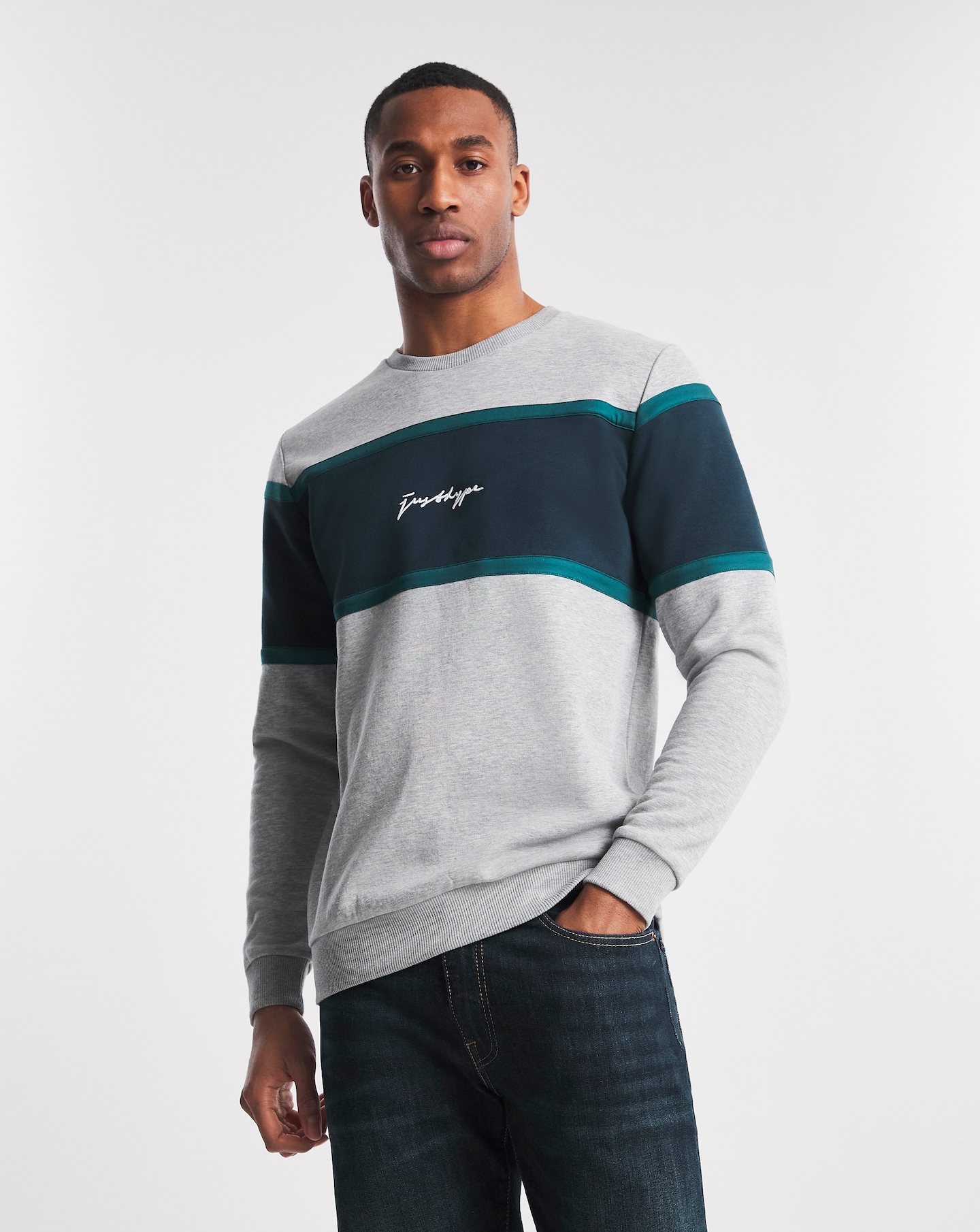 Athletic crewneck online
