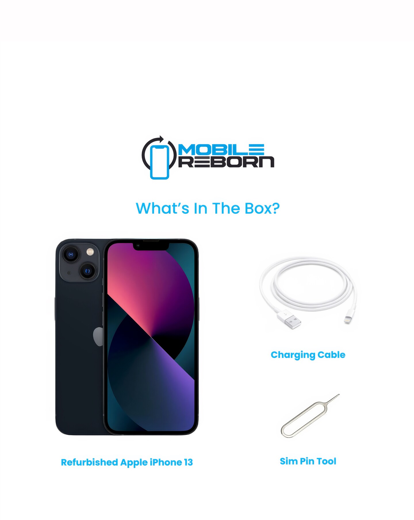 Refurbished Apple iPhone 13 128GB - Midnight (Pristine Condition