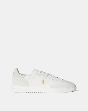 Polo Ralph Lauren Bedford Leather Trainers - White