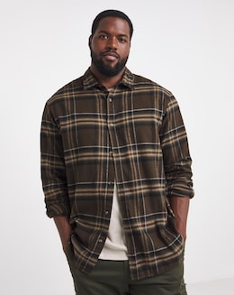 Jack &amp; Jones Joshua Check Shirt - Brown