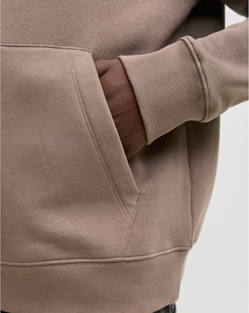 Jack & Jones Star Logo Hoodie - Brown