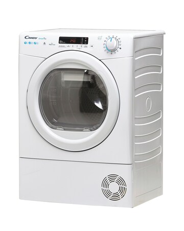 Candy CSOE H9A2DE-80 9Kg Heat Pump Tumble Dryer, A++ Rated, White with Wi-fi