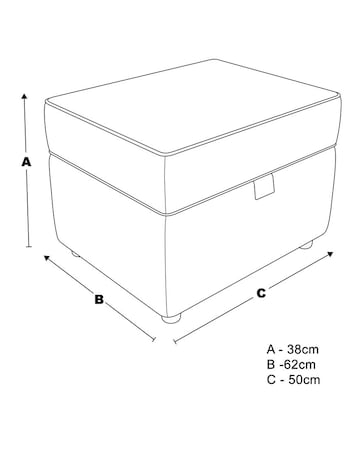 Baxter Fabric Storage Footstool
