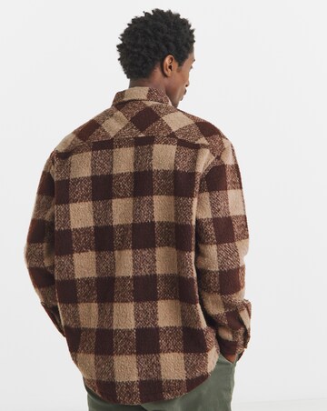 Tommy Jeans Check Overshirt - Brown