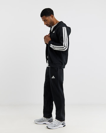 adidas 3 Stripes Fleece Hooded Tracksuit