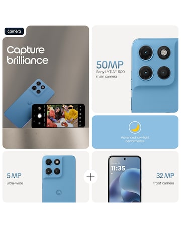 Motorola Moto G17 128GB - Alaskan Blue