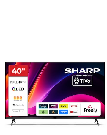 Sharp 2T-C40HE3245KB 40in QLED Smart HD Tivo TV