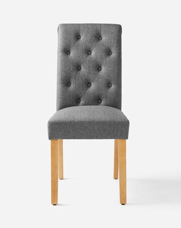 Ava Button Back Pair of Dining Chairs