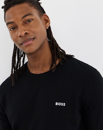 Boss Mix & Match Long Sleeve Lounge T-Shirt - Black
