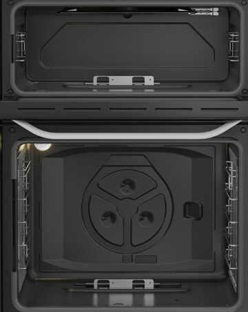 Hotpoint HDG6GDCW 60cm Gas Double Cooker with Glass Lid - White + Installation