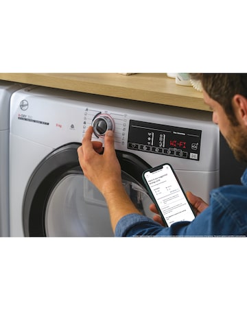 Hoover H-DRY 350 HRE C9TBE-80, 9kg, Condenser Tumble Dryer - White