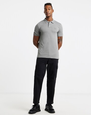 BOSS Short Sleeve Slim Fit Passenger Polo - Charcoal